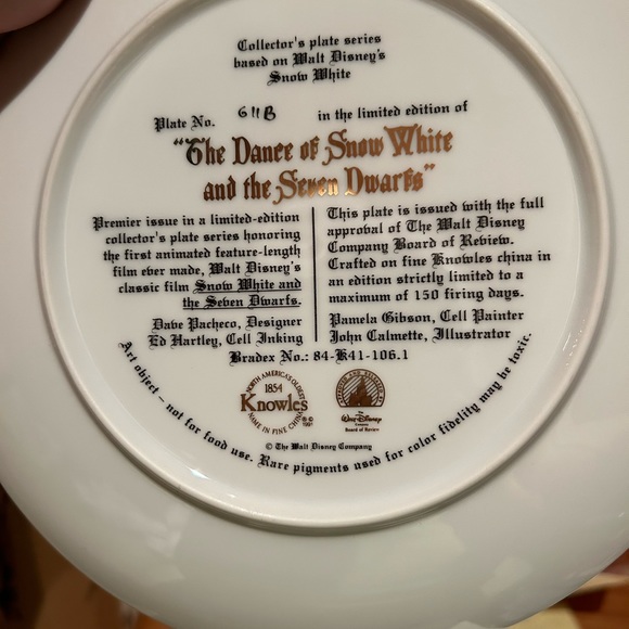 Disney Snow White decor plate - Picture 5 of 6